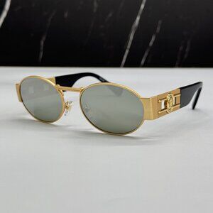 NEW VERSACE VE2264 1002/30 SUNGLASSES MOD 2264 GOLD UNISEX VERSACE VE2264 100230